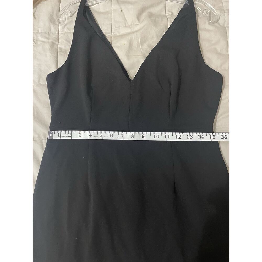 Lulus Melora Black Sleeveless Maxi Dress XL Glamour Elegant Black Tie Formal - Picture 5 of 11
